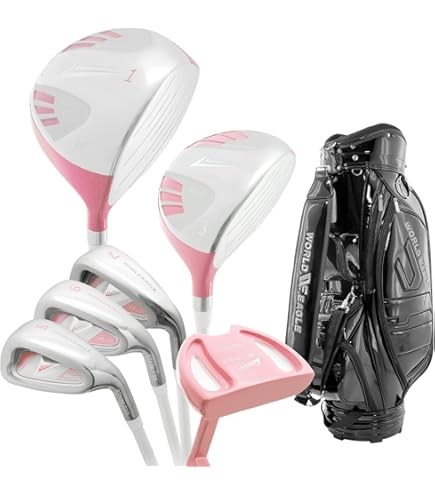 Amazon.co.jp: レディース ゴルフクラブセット 4本組 バッグ付き